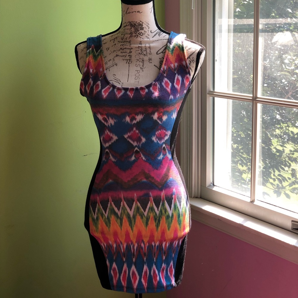 Colorful Bodycon Dress